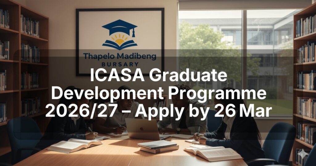 ICASA Graduate Development Programme 2026/27 – Apply by 26 Mar