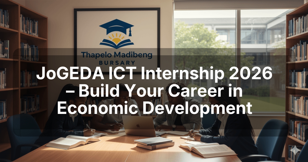 JoGEDA ICT Internship 2026 – Build Your Career in Economic Development