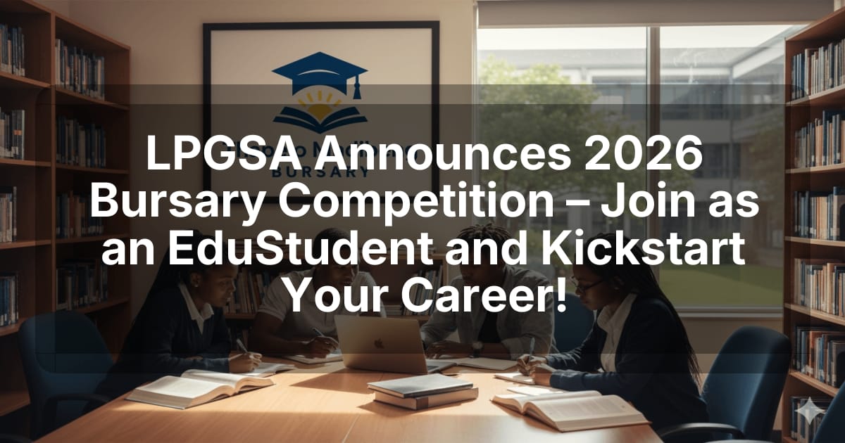 LPGSA Announces 2026 Bursary Competition – Join as an EduStudent and Kickstart Your Career!