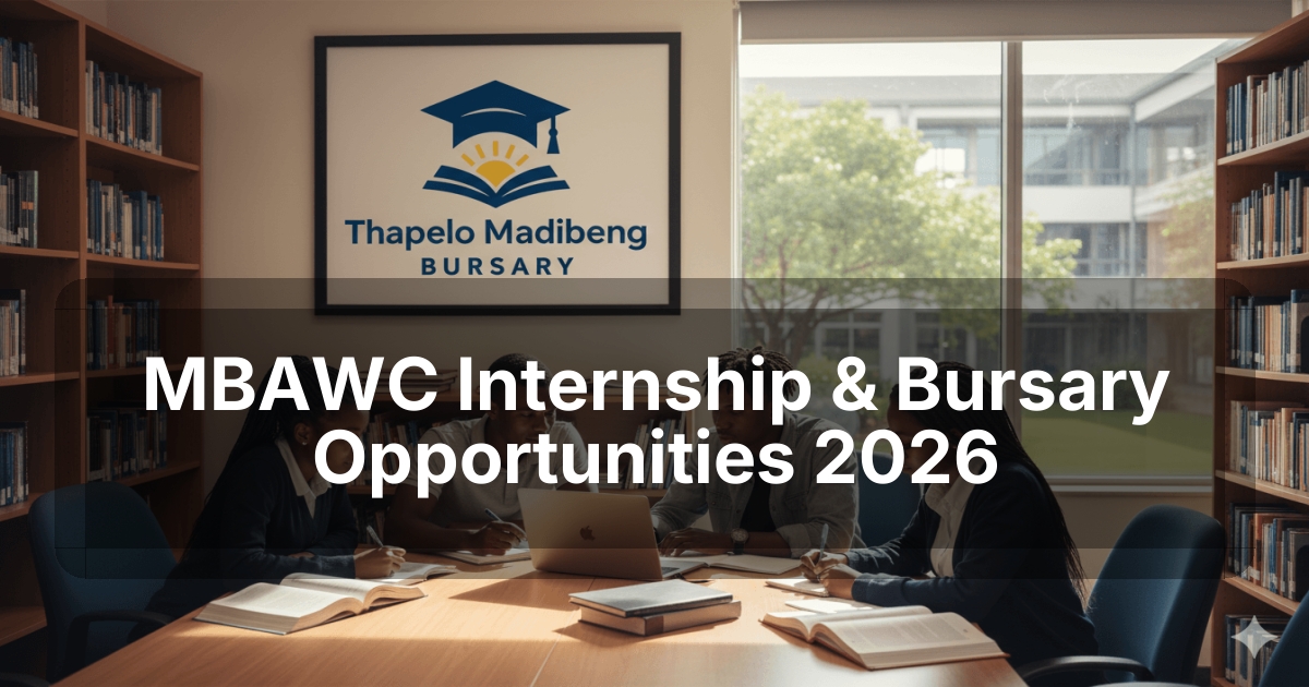 MBAWC Internship & Bursary Opportunities 2026