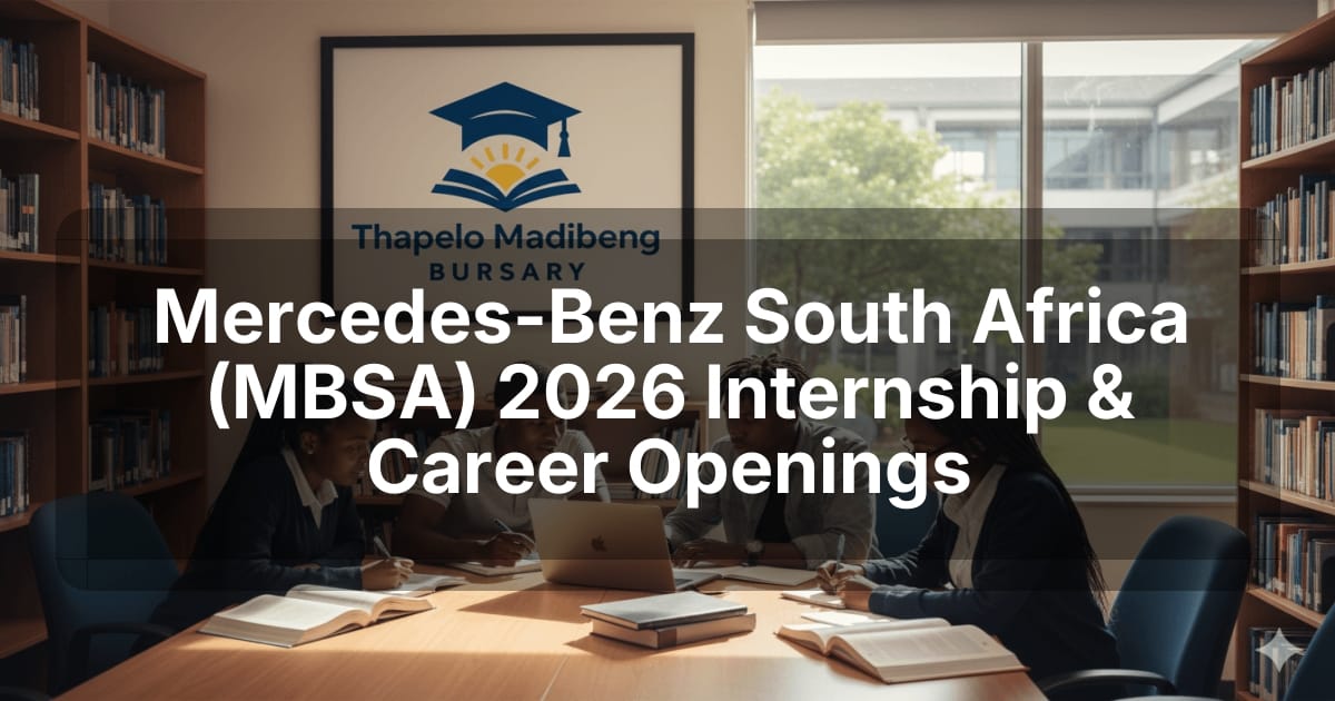 Mercedes-Benz South Africa (MBSA) 2026 Internship & Career Openings