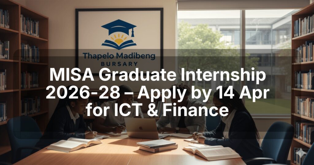 MISA Graduate Internship 2026-28 – Apply by 14 Apr for ICT & Finance