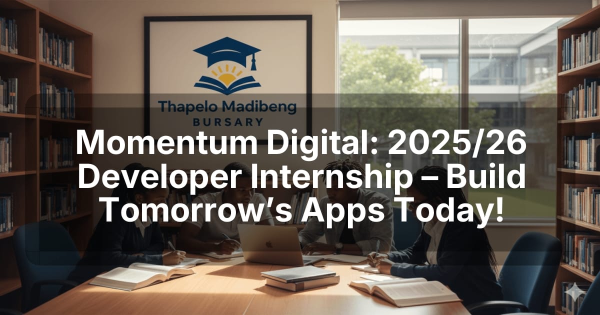 Momentum Digital: 2025/26 Developer Internship – Build Tomorrow’s Apps Today!