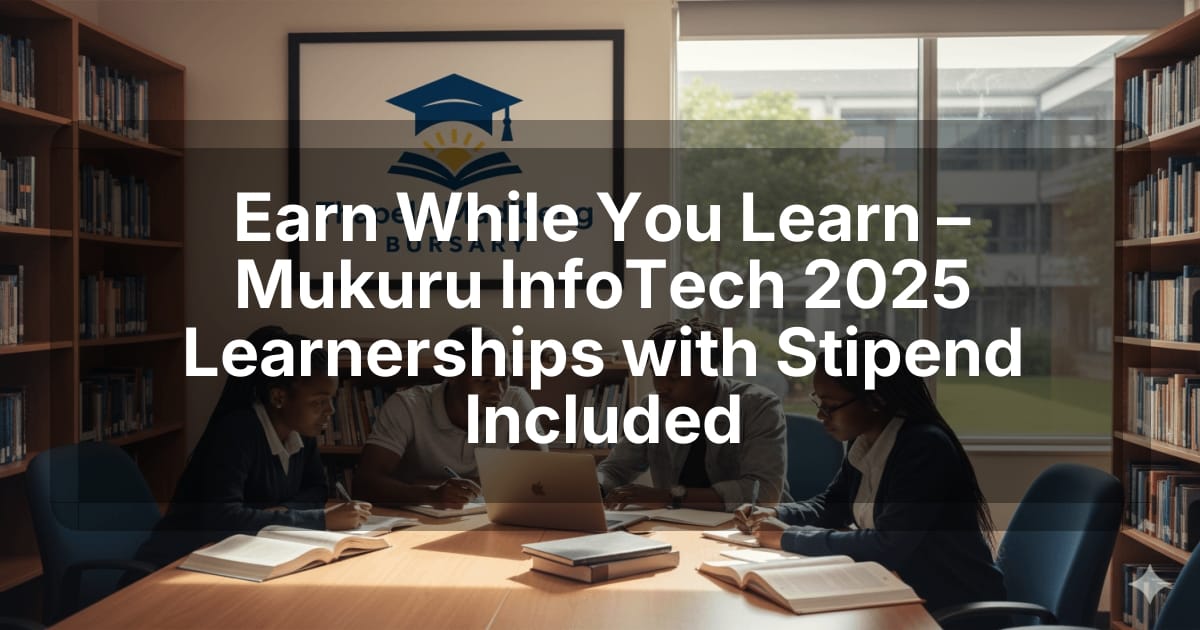 Earn While You Learn – Mukuru InfoTech 2025 Learnerships with Stipend Included