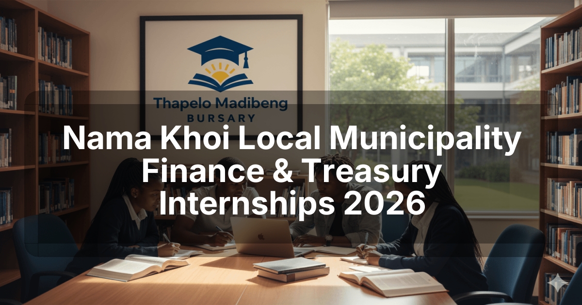 Nama Khoi Local Municipality Finance & Treasury Internships 2026