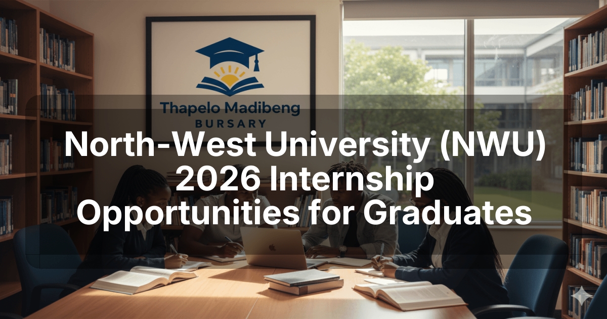 North‑West University (NWU) 2026 Internship Opportunities for Graduates