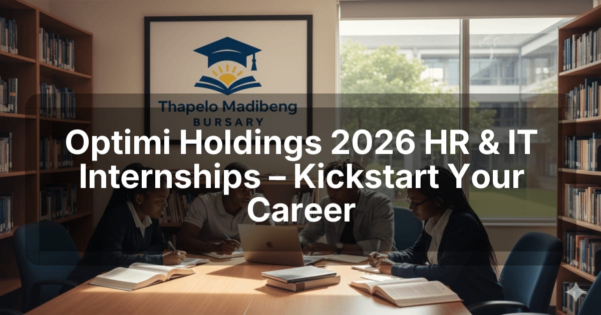 Optimi Holdings 2026 HR & IT Internships – Kickstart Your Career