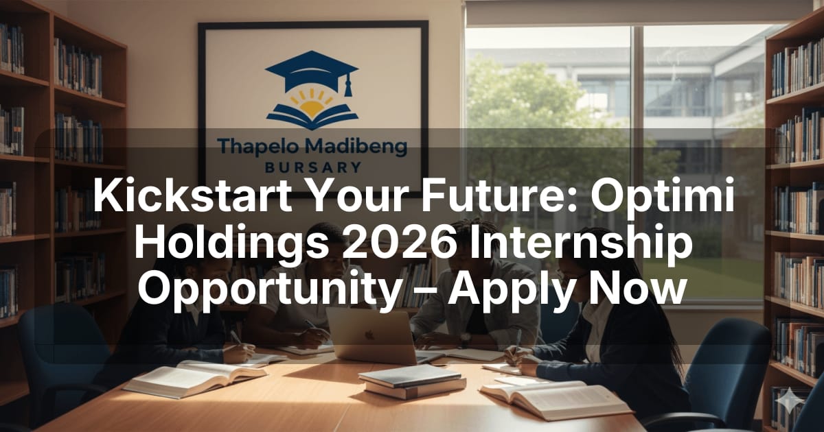 Kickstart Your Future: Optimi Holdings 2026 Internship Opportunity – Apply Now