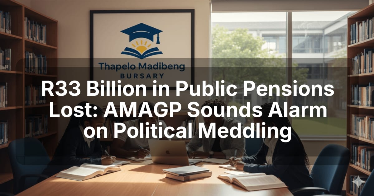 R33 Billion in Public Pensions Lost: AMAGP Sounds Alarm on Political Meddling