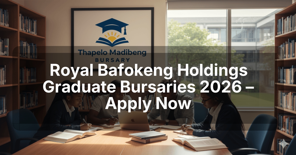 Royal Bafokeng Holdings Graduate Bursaries 2026 – Apply Now