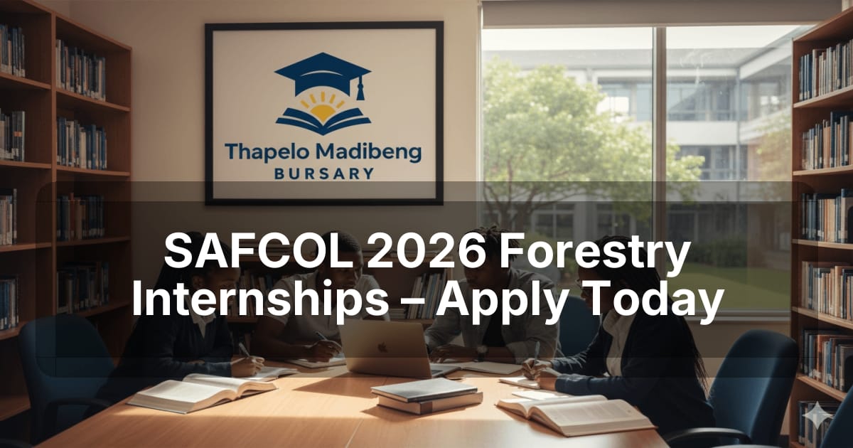 SAFCOL 2026 Forestry Internships – Apply Today