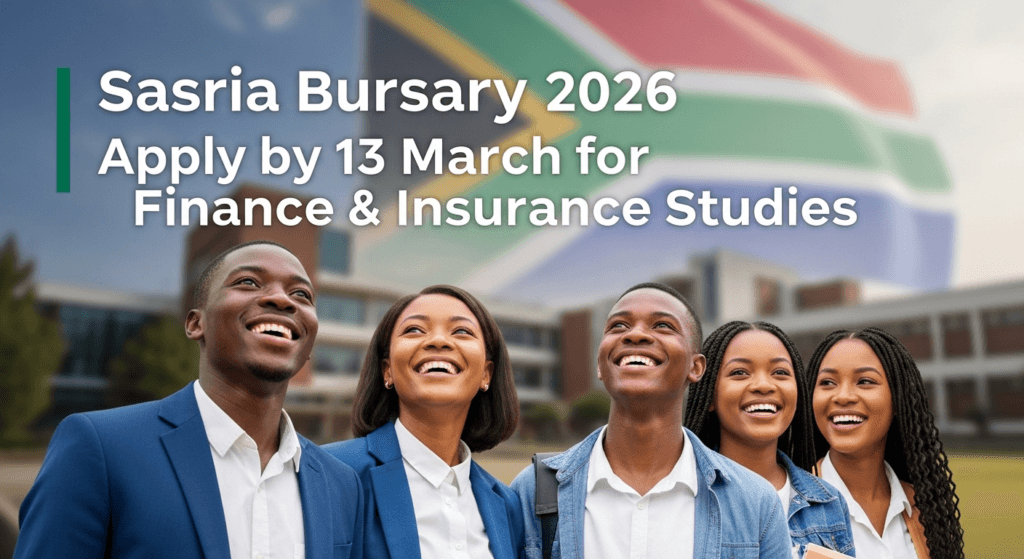 Sasria Bursary 2026 Apply by 13 March for Finance & Insurance Studies