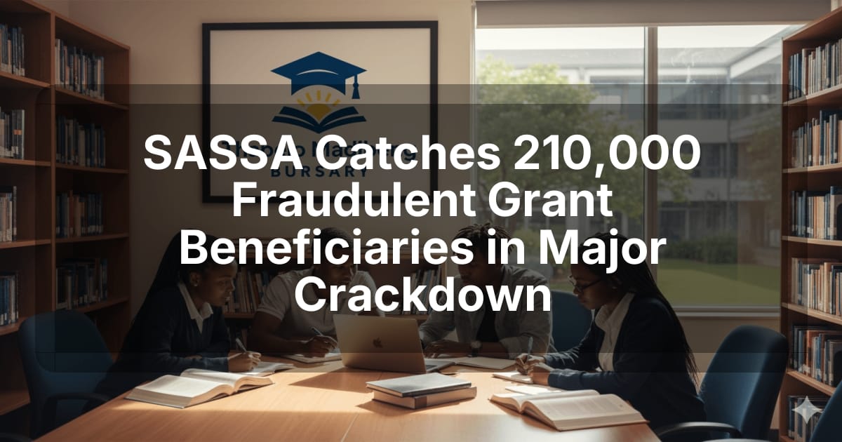 SASSA Catches 210,000 Fraudulent Grant Beneficiaries in Major Crackdown