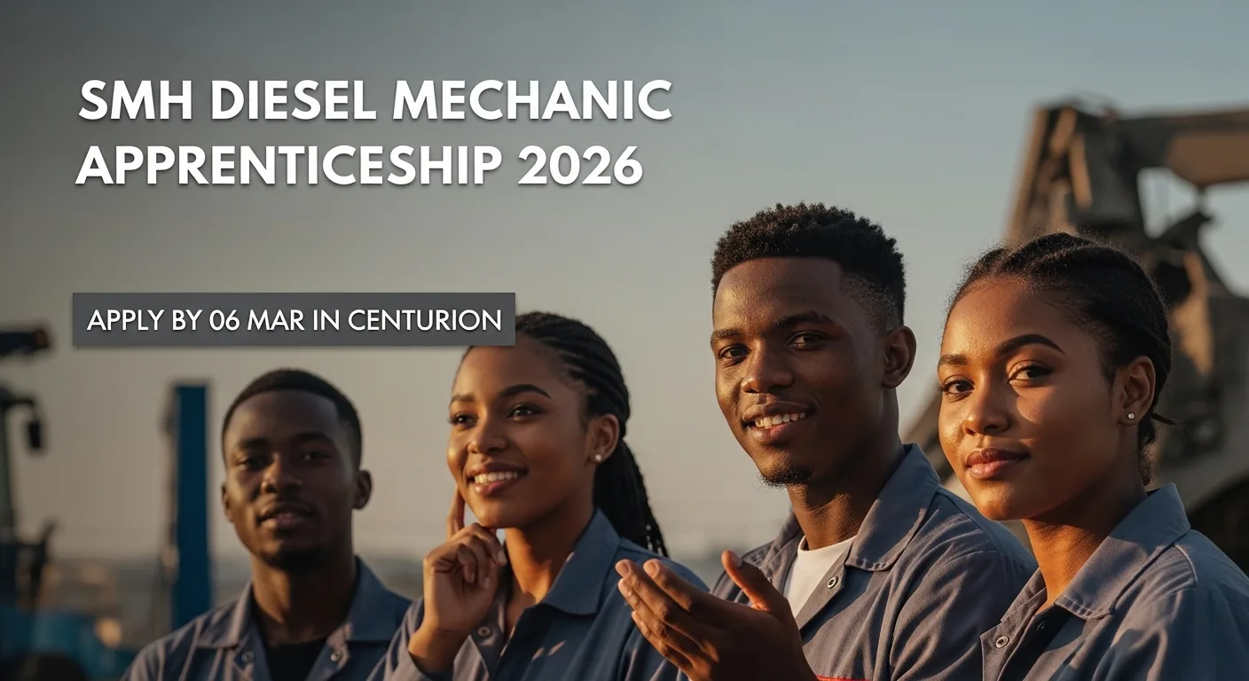 SMH Diesel Mechanic Apprenticeship 2026 – Apply by 06 Mar in Centurion