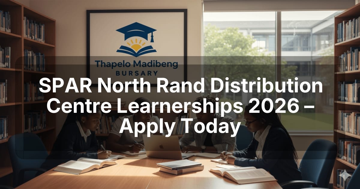 SPAR North Rand Distribution Centre Learnerships 2026 – Apply Today