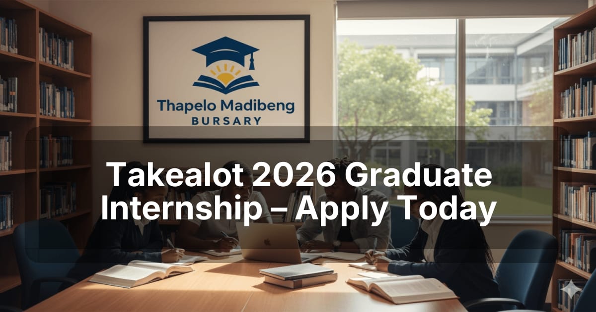 Takealot 2026 Graduate Internship – Apply Today