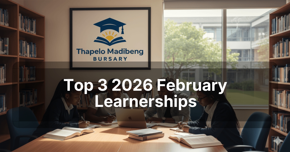 Top 3 2026 February Learnerships