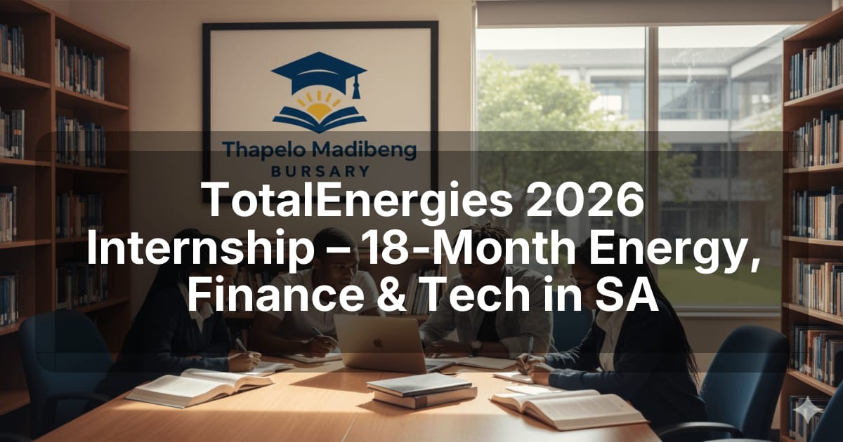 TotalEnergies 2026 Internship – 18‑Month Energy, Finance & Tech in SA