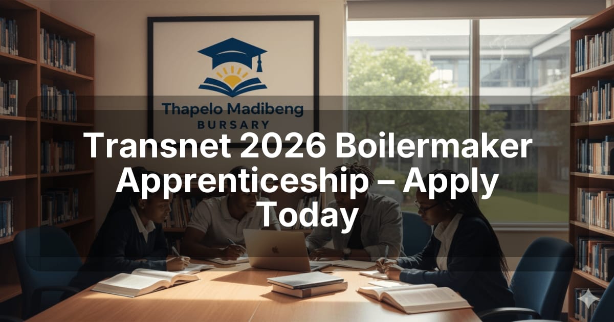 Transnet 2026 Boilermaker Apprenticeship – Apply Today