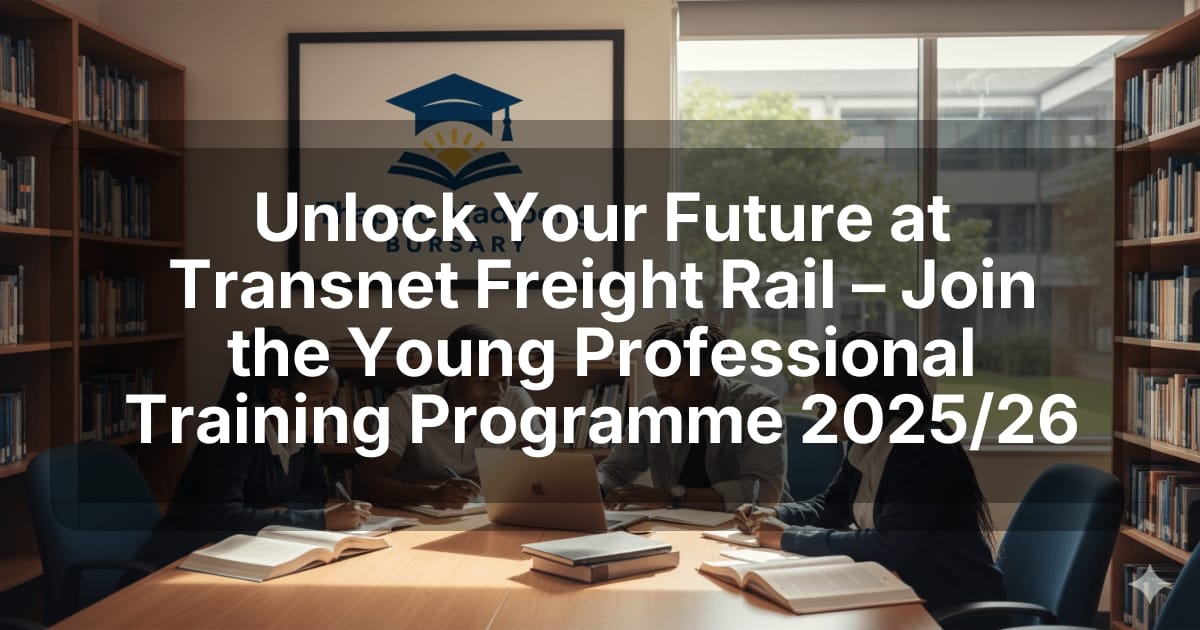 Unlock Your Future at Transnet Freight Rail – Join the Young Professional Training Programme 2025/26