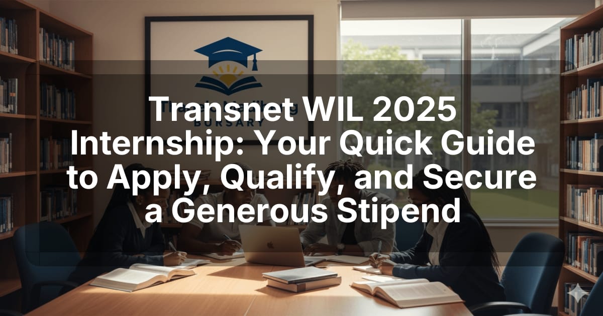 Transnet WIL 2025 Internship: Your Quick Guide to Apply, Qualify, and Secure a Generous Stipend