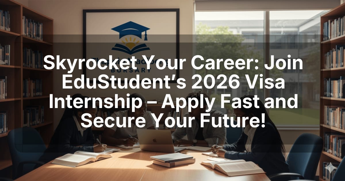 Skyrocket Your Career: Join EduStudent’s 2026 Visa Internship – Apply Fast and Secure Your Future!