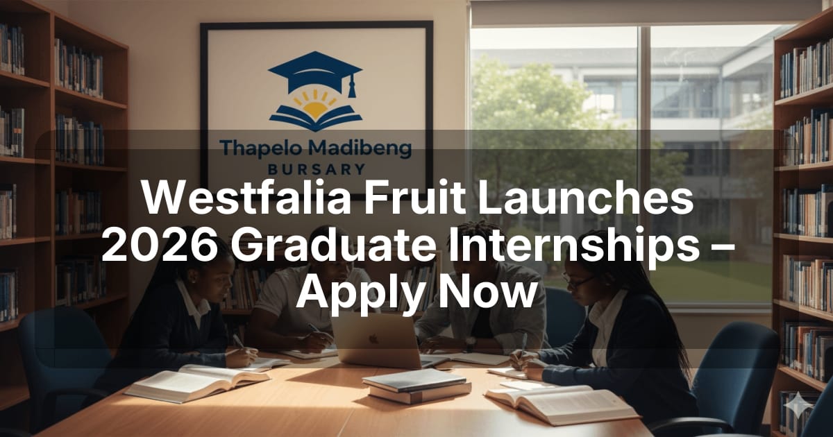 Westfalia Fruit Launches 2026 Graduate Internships – Apply Now