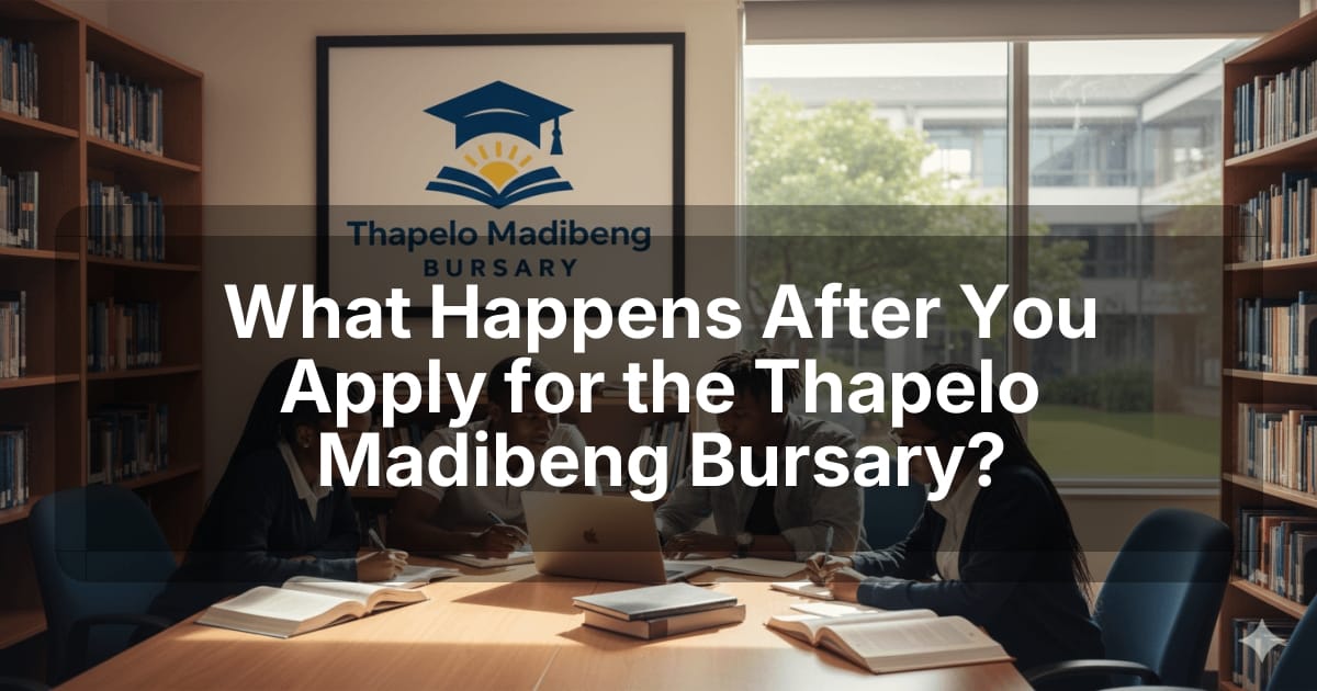 What Happens After You Apply for the Thapelo Madibeng Bursary?