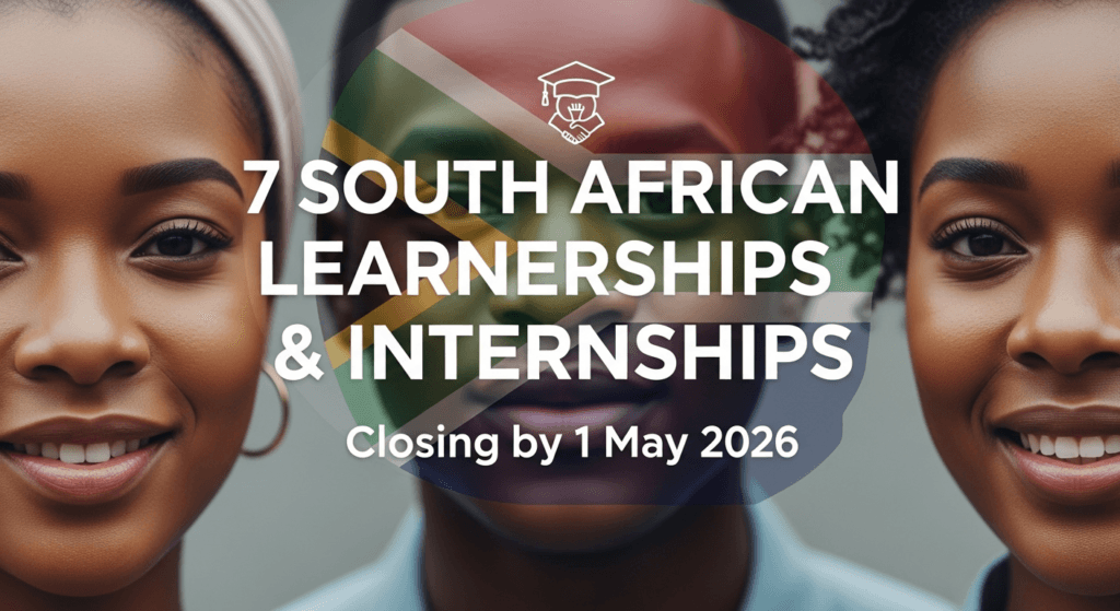 7 South African Learnerships & Internships Closing by 1 May 2026