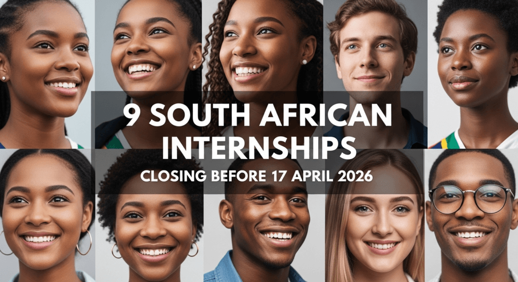 9 South African Internships Closing Before 17 April 2026