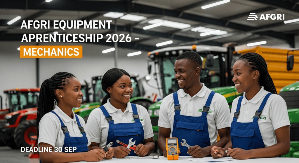 AFGRI Equipment Apprenticeship 2026 – Mechanics, Deadline 30 Sep