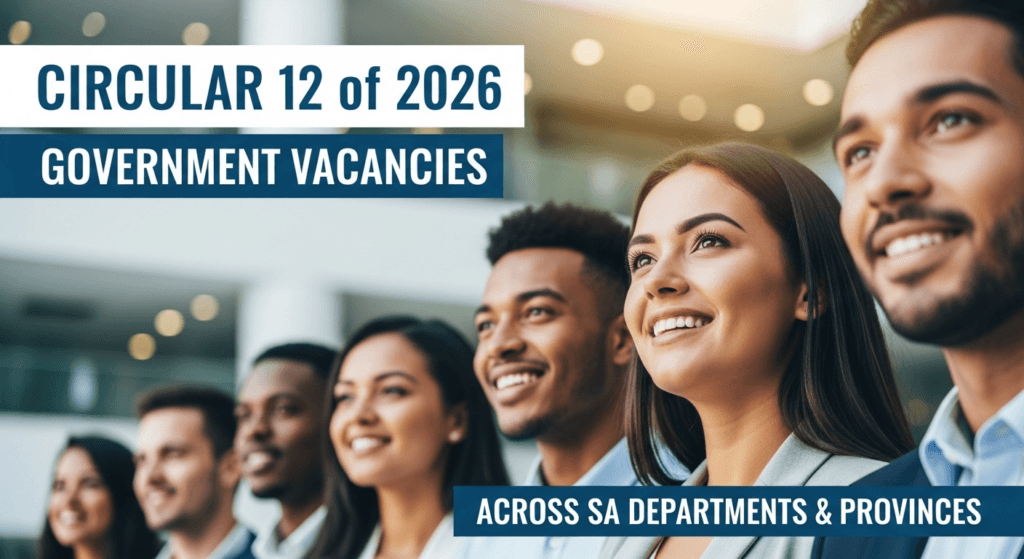 Circular 12 of 2026: Government Vacancies Across SA Departments & Provinces