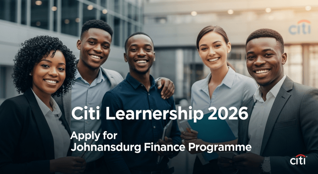 Citi Learnership 2026 – Apply for Johannesburg Finance Programme