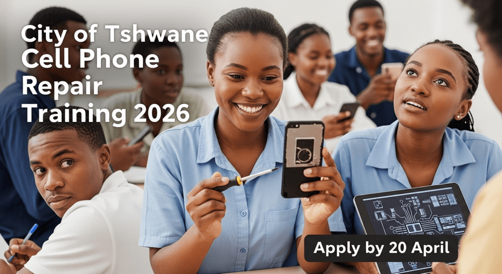 City of Tshwane Cell Phone Repair Training 2026 - Apply by 20 April