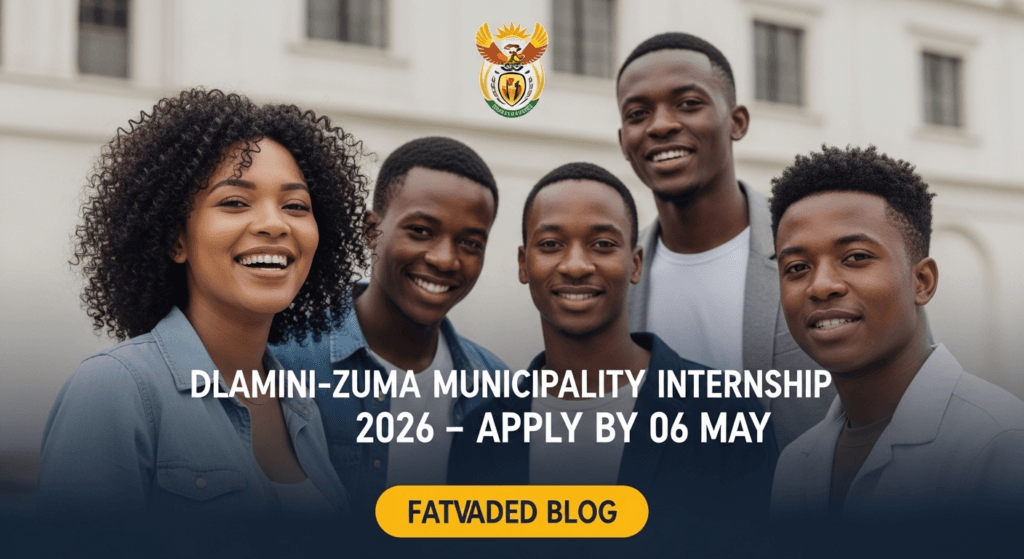 Dlamini-Zuma Municipality Internship 2026 – Apply by 06 May