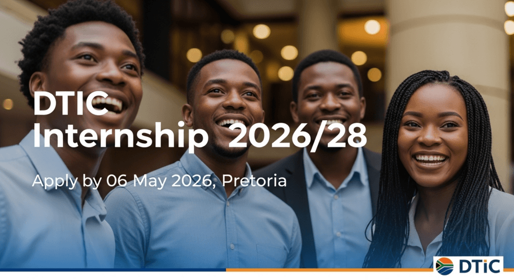 DTIC Internship 2026/28 – Apply by 06 May 2026, Pretoria