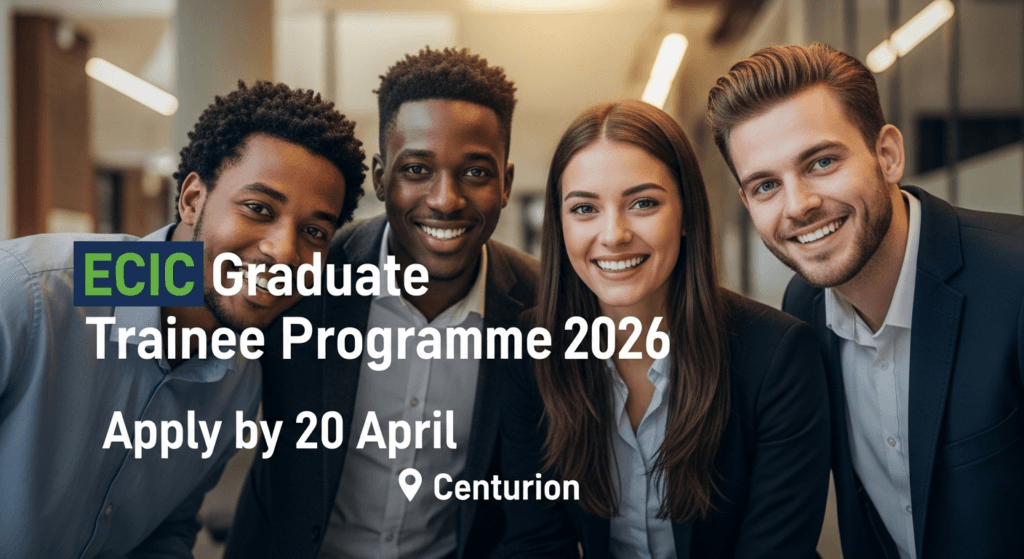 ECIC Graduate Trainee Programme 2026 – Apply by 20 April (Centurion)
