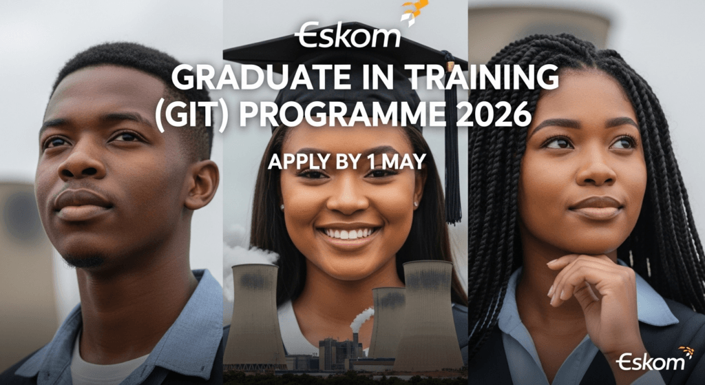 Eskom Graduate in Training (GIT) Programme 2026 - Apply by 1 May