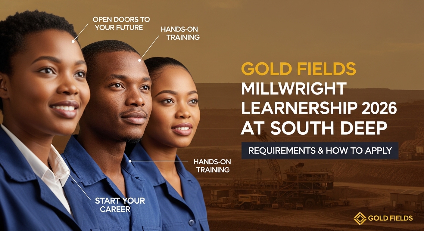 Gold Fields Millwright Learnership 2026 at South Deep: Requirements & How to Apply