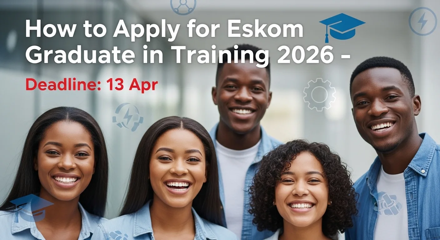 How to Apply for Eskom Graduate in Training 2026 – Deadline 13 Apr