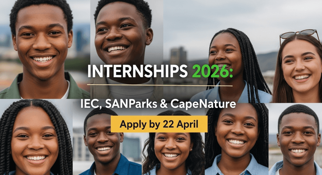 Internships 2026: IEC, SANParks & CapeNature - Apply by 22 April