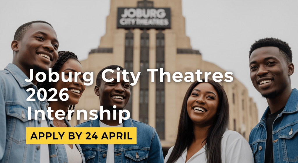 Joburg City Theatres 2026 Internship – Apply by 24 April