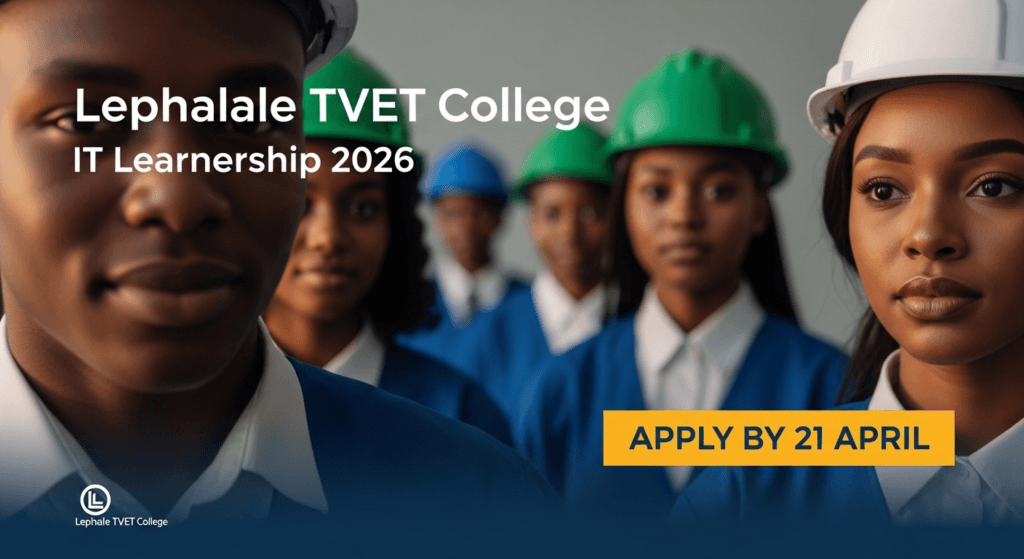Lephalale TVET College IT Learnership 2026 – Apply by 21 April