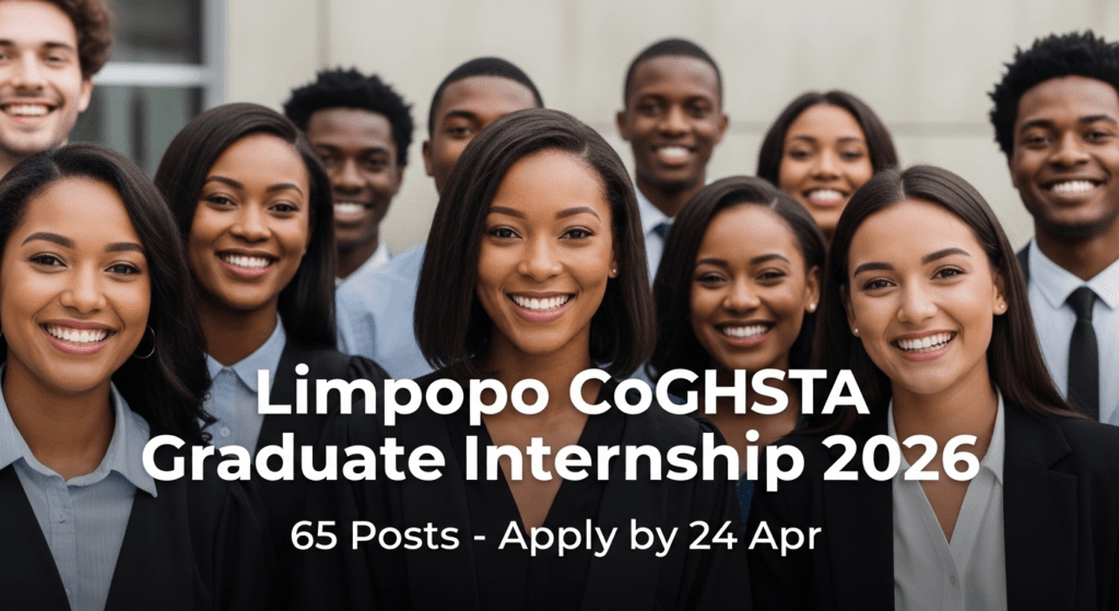 Limpopo CoGHSTA Graduate Internship 2026 – 65 Posts, Apply by 24 Apr