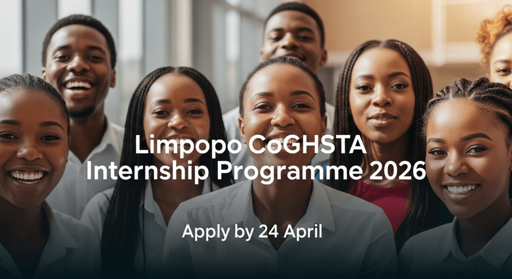 Limpopo CoGHSTA Internship Programme 2026 – Apply by 24 April