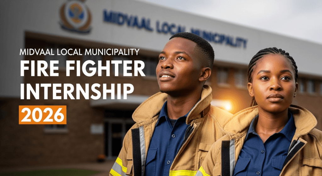 Midvaal Local Municipality Fire Fighter Internship 2026