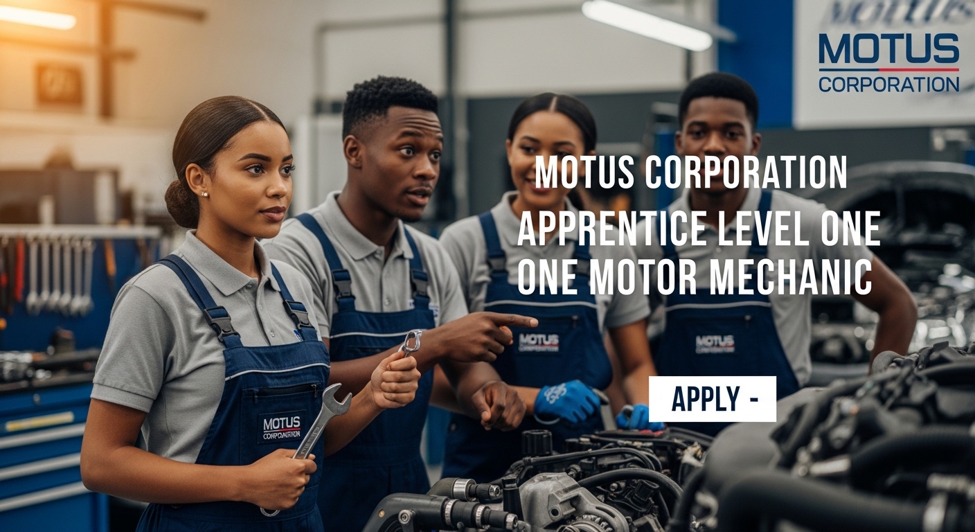 Motus Corporation Apprentice Level One Motor Mechanic 2026 – Apply