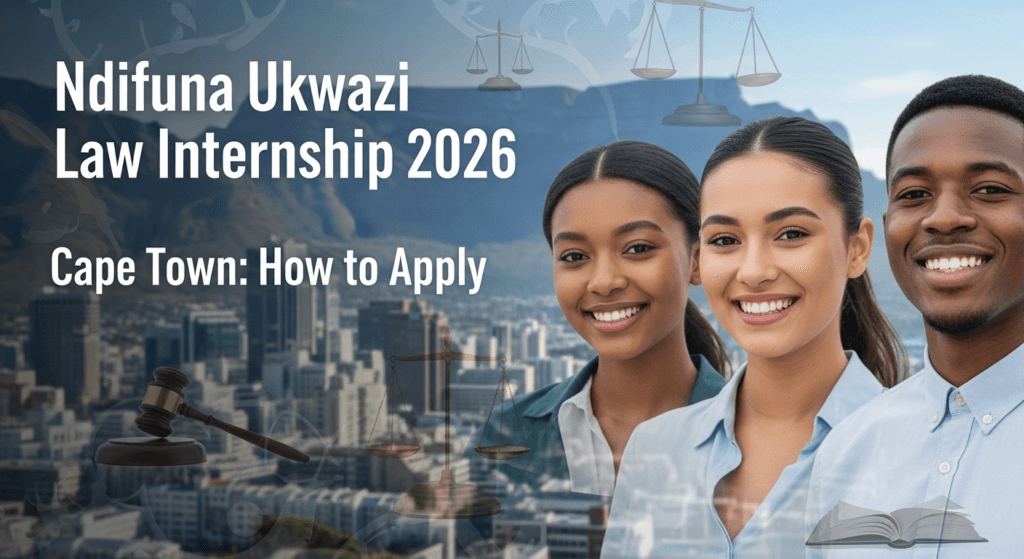 Ndifuna Ukwazi Law Internship 2026 in Cape Town: How to Apply