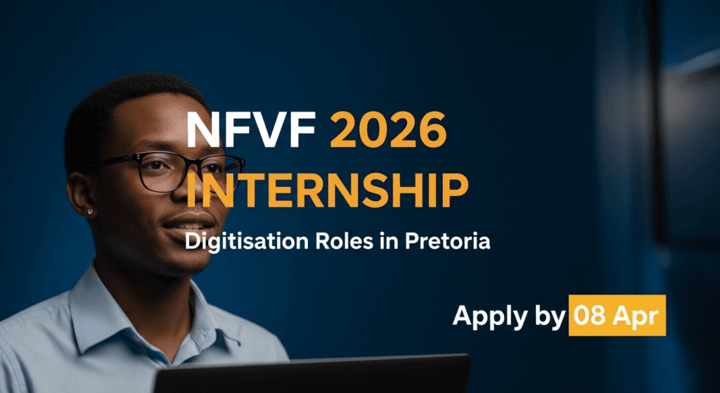 NFVF 2026 Internship – Digitisation Roles in Pretoria (Apply by 08 Apr)