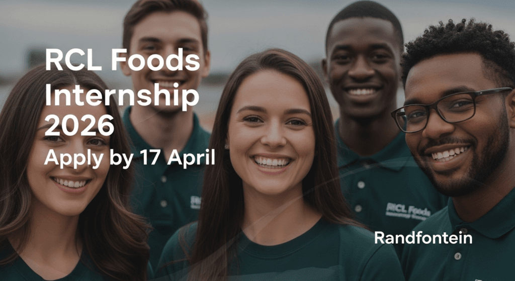 RCL Foods Internship 2026 – Apply by 17 April, Randfontein